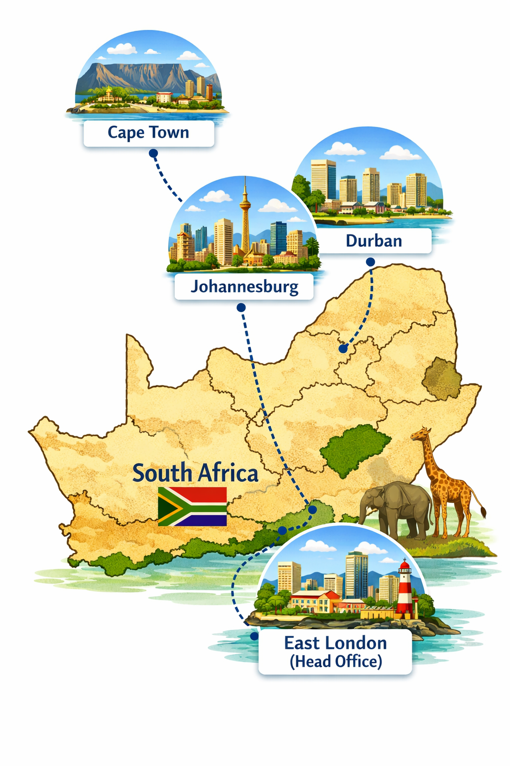 Khwalo and Associates accounting services locations across South Africa